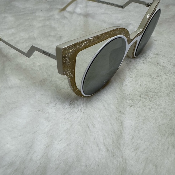 Fendi Glittering Gold Sunglasses - Picture 4 of 9